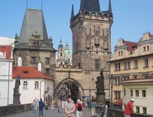 PRAGUE TOWERS AND CHARLES BRIDGE