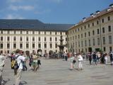 One of the beautiful courtyards of the Prague Castle