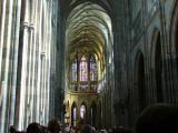 Entering the famous St. Vitus Cathedral