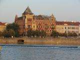 Beautiful buildings on the river embankment