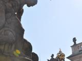 Sculptures of the Titans, the gate through which you get to the Prague castle