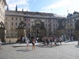 The main entrance to Prague Castle