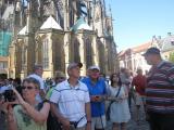 Our group in front of St.Vitus Cathedral